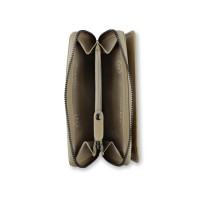 Кошелёк женский BUGATTI Elsa, с защитой RFID, песочного цвета, воловья кожа/полиэстер, 15,5х3х9,5 см