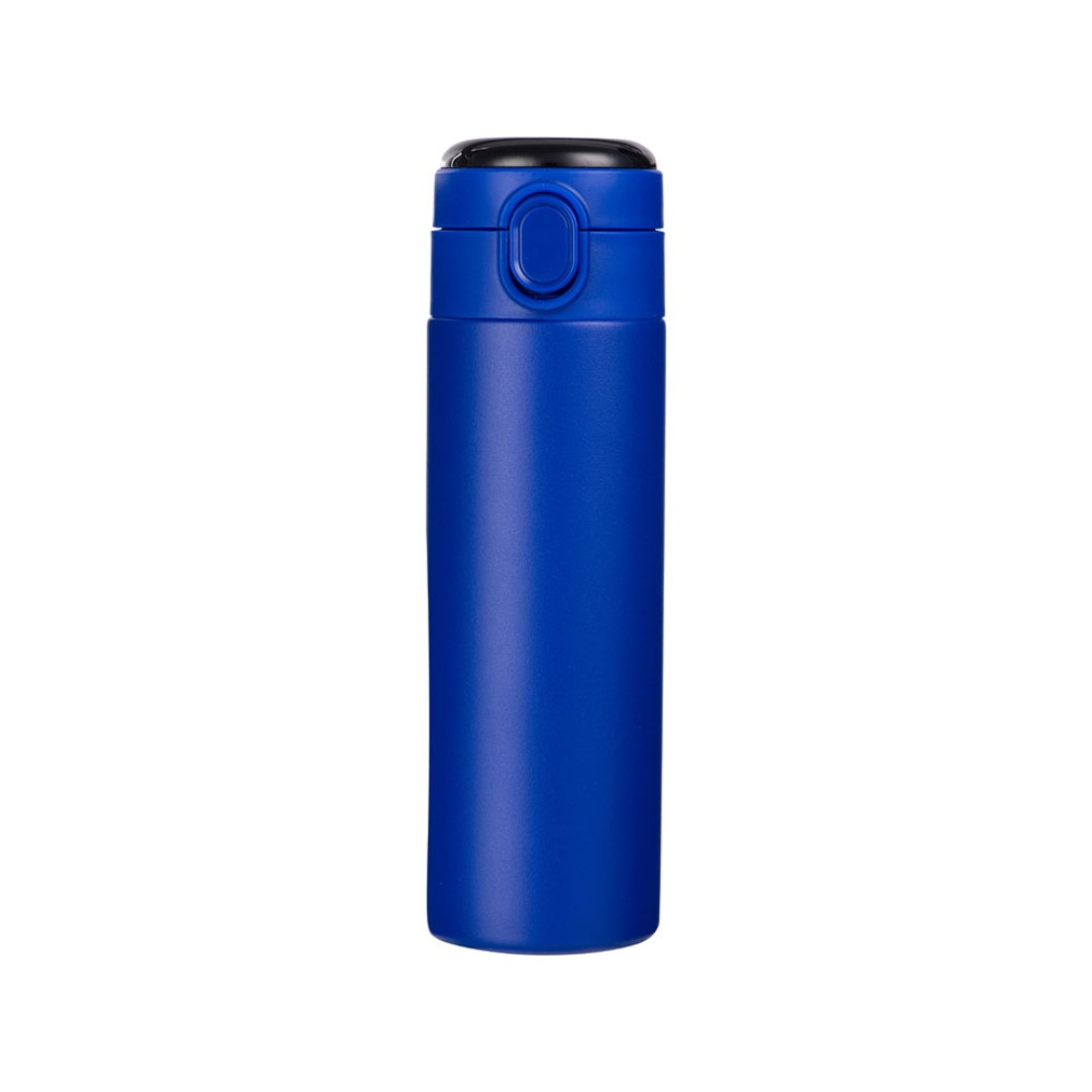 Вакуумная термокружка Waterline с медной изоляцией «Bravo», 400 мл, тубус, синий