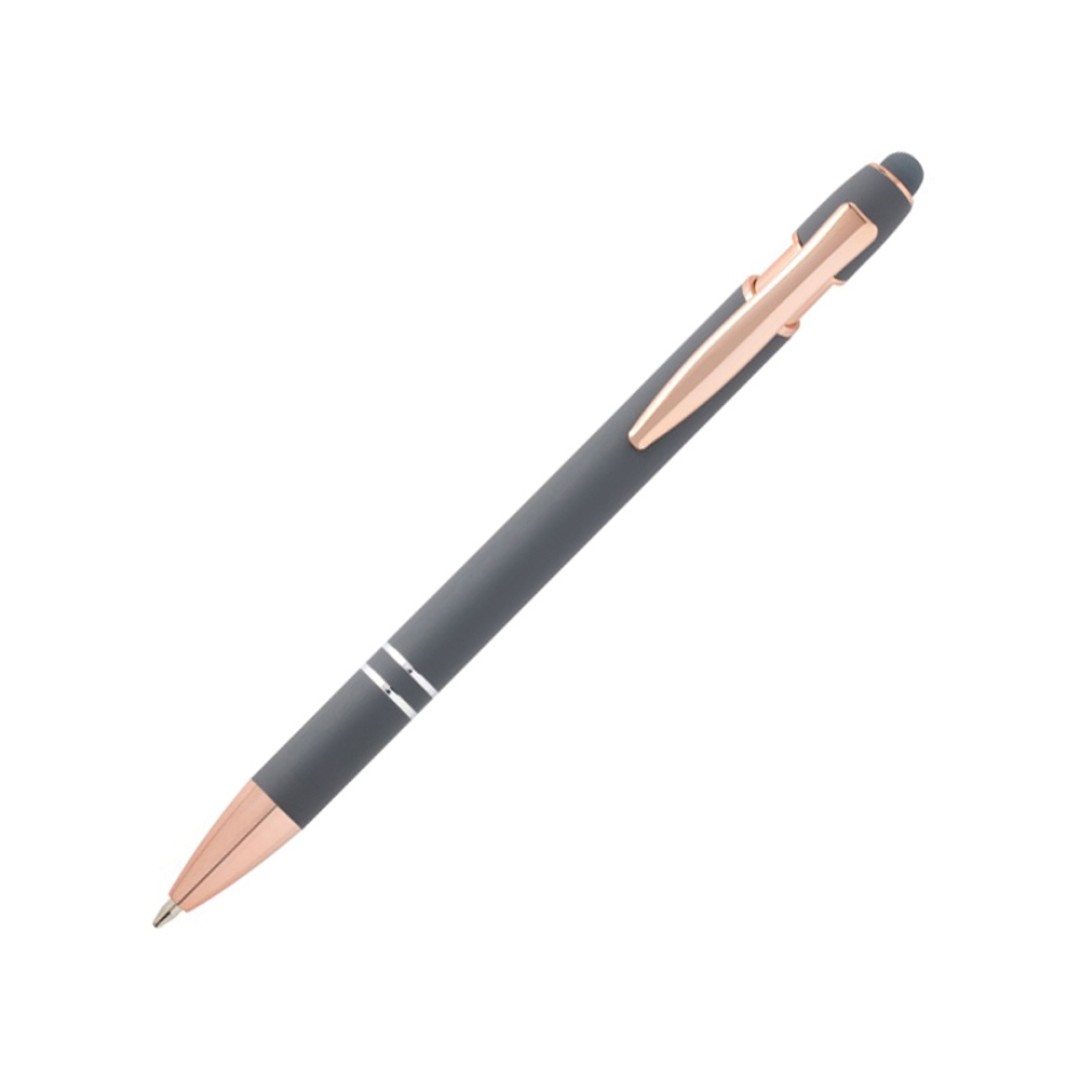Nanna шариковая ручка с отделкой из розового золота - Twilight Grey (черные чернила)