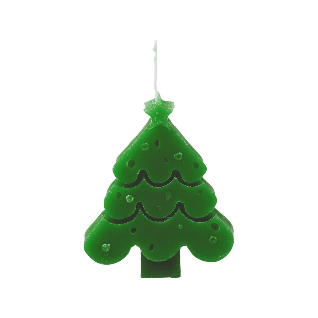 Свеча "Елочка", зеленый