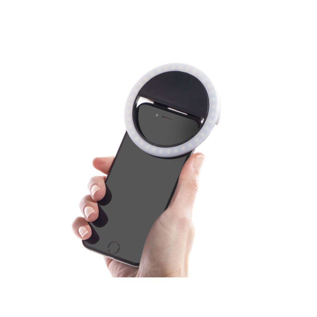 Световое кольцо для селфи "Glitter", черный