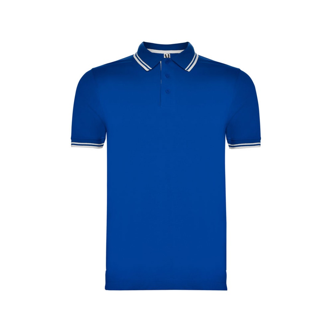 Рубашка поло "Montreal" мужская, королевский синий/белый