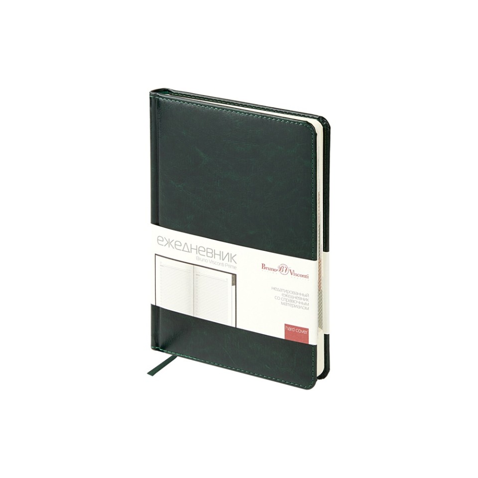 Ежедневник недатированный с индексами А5 "Prime", темно-зеленый