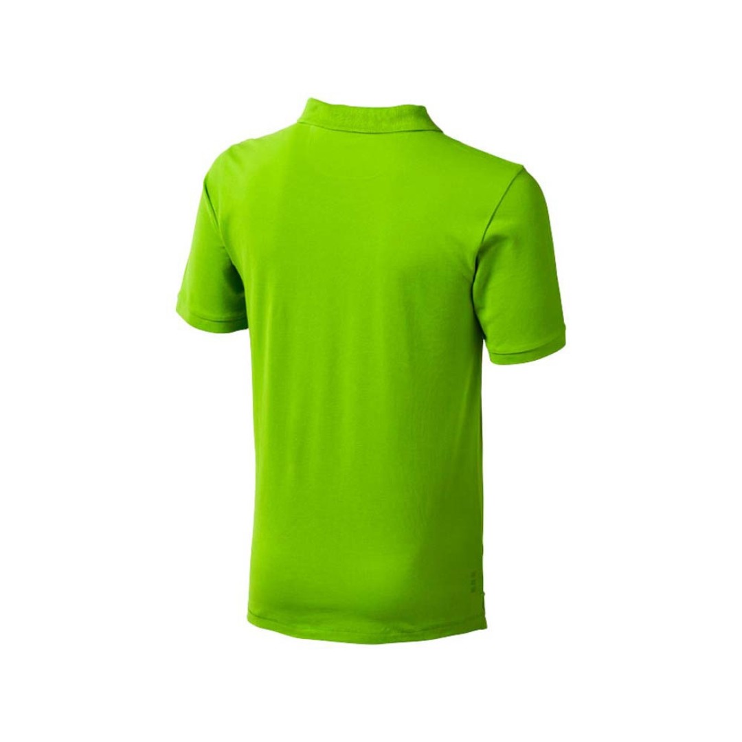 Calgary мужская футболка-поло с коротким рукавом, зеленое яблоко