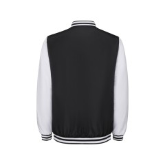 Бомбер утепленный «California» унисекс, черный/белый