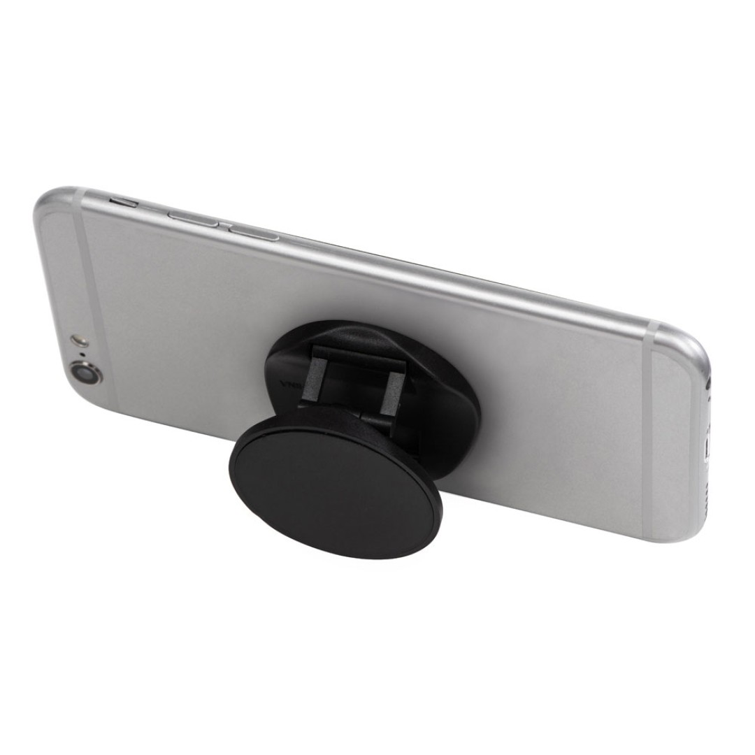 Держатель для телефона с отверстием для пальца «Pop Flex», черный