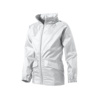 Ветровка "Miami" детская с чехлом, белый