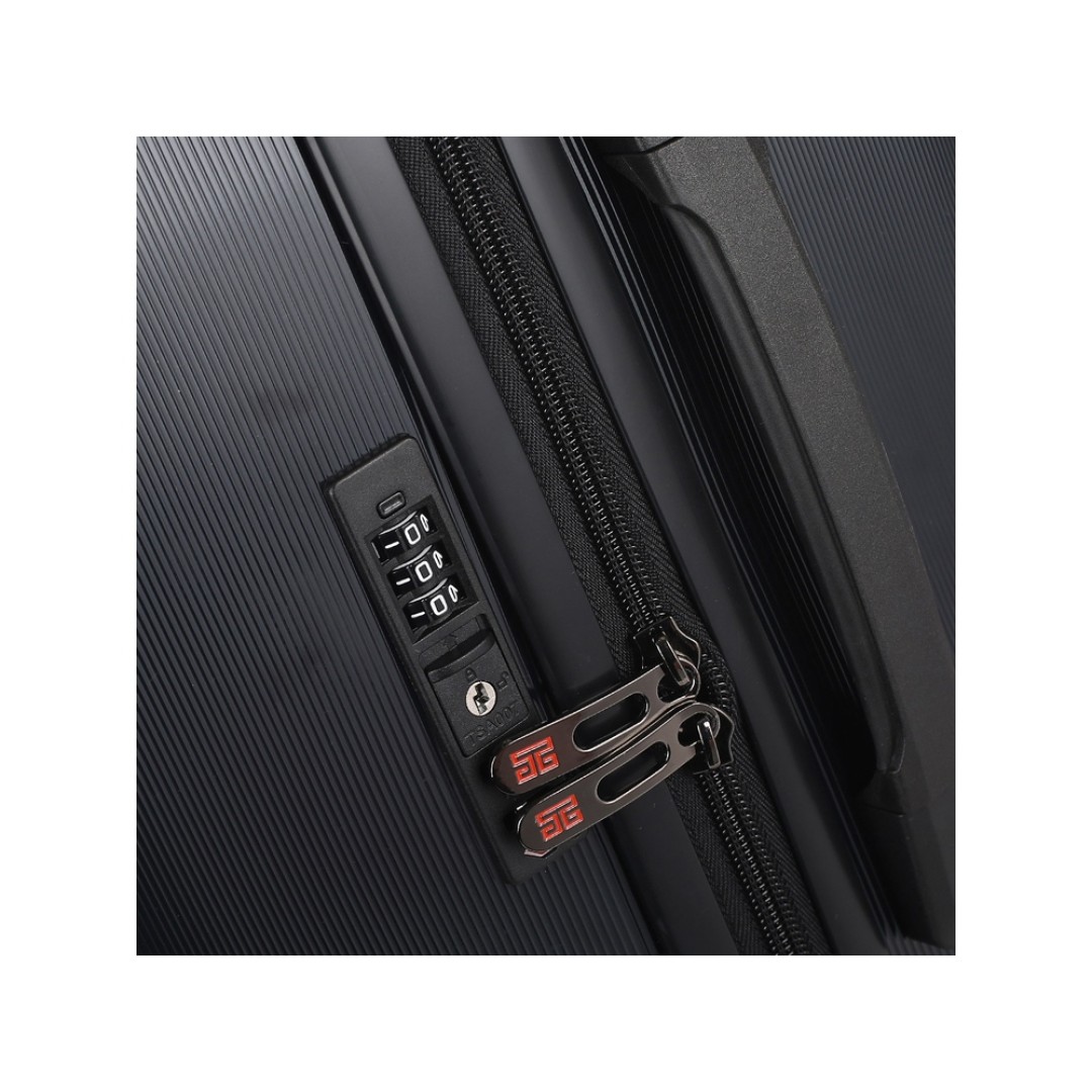 Чемодан Eberhart Craft средний M поликарбонат черный 08C-009-424