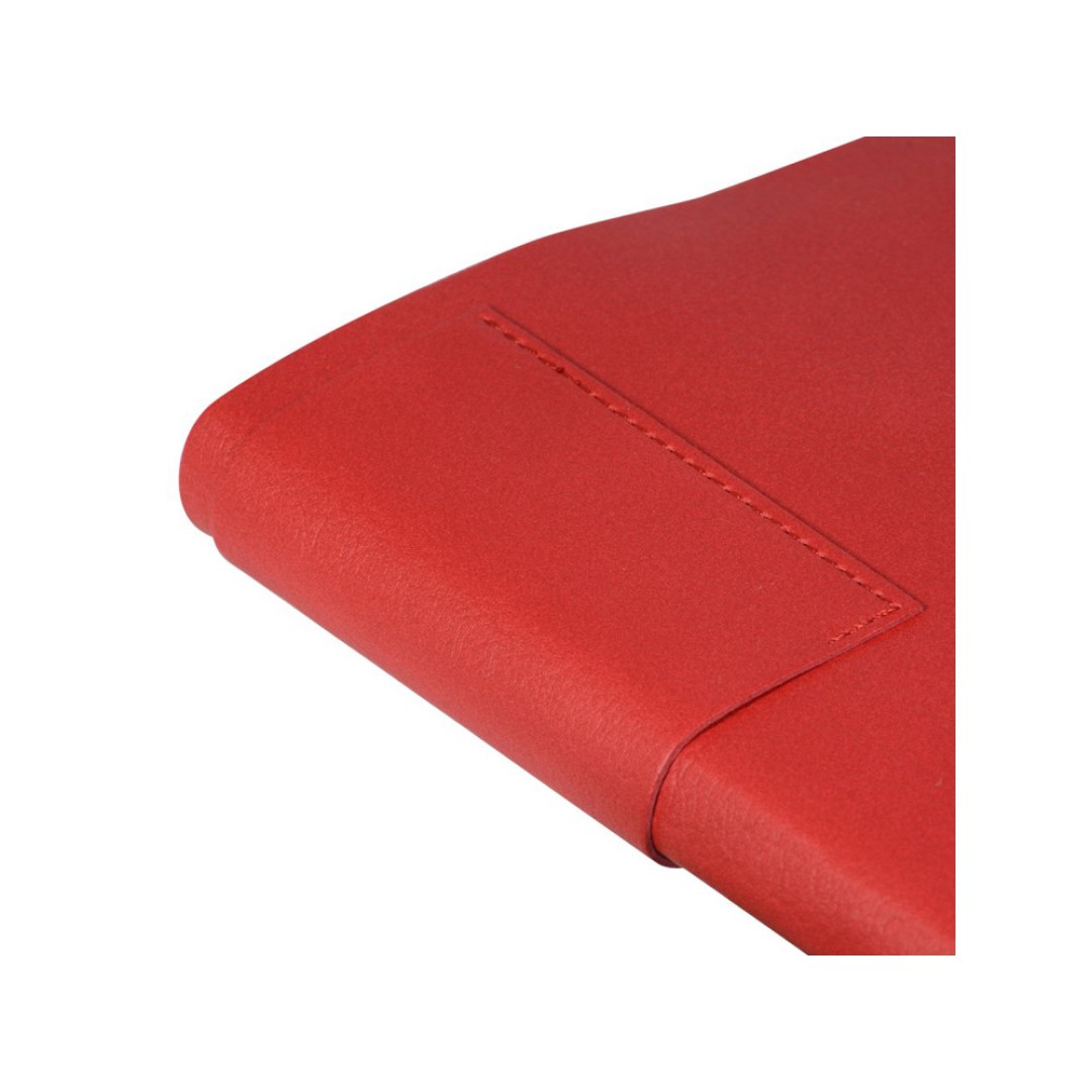 Ежедневник недатированный  А5 "LONDON" красный/темно-серый