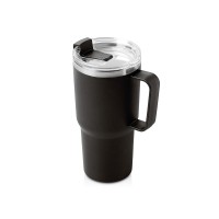 Термокружка KENCHER с двойными стенками из нержавеющей стали 304 и полипропилена, черный