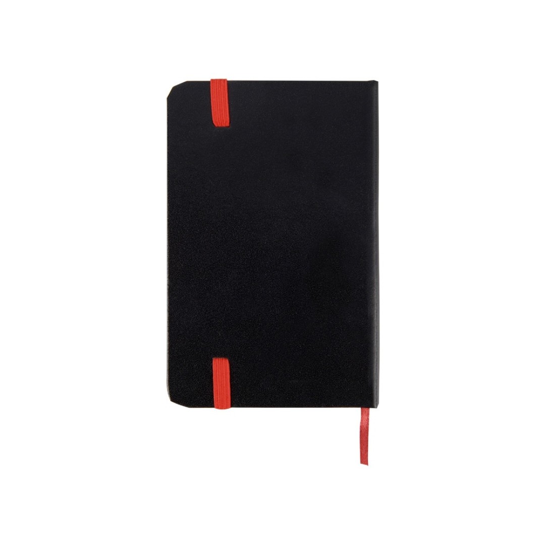 Блокнот "Имлес", черный/красный