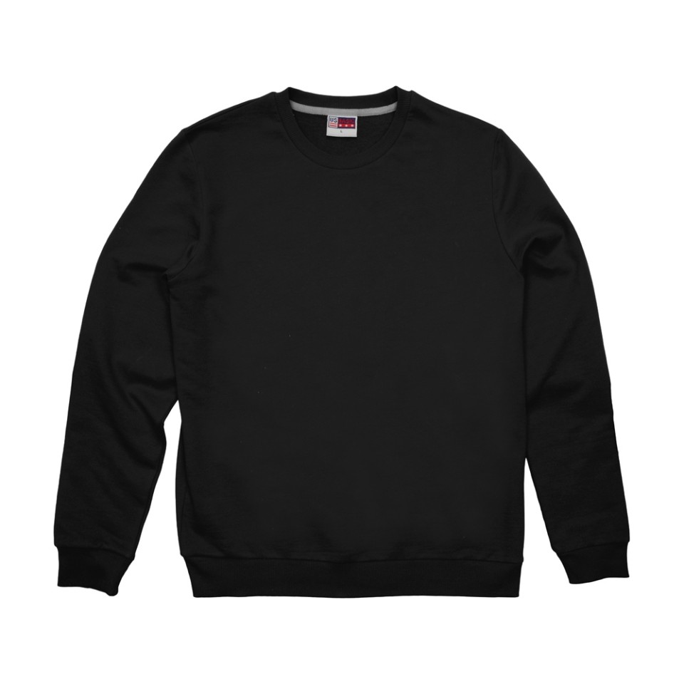 Свитшот "Motion" унисекс с начесом, черный