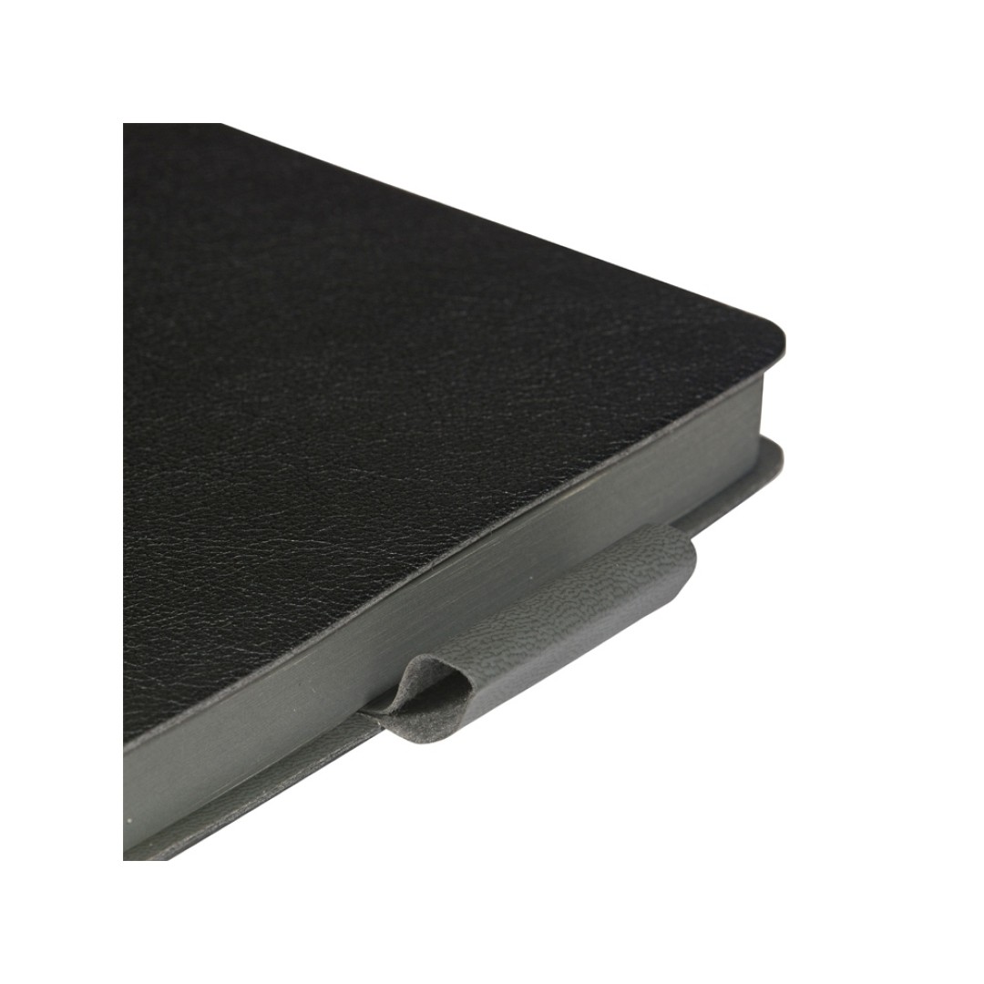 Ежедневник недатированный А5 «Boston», черный (серый обрез)