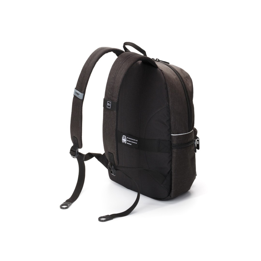 Рюкзак TORBER GRAFFI, серый с карманом синего цвета, полиэстер, 44 x 31 x 18 см