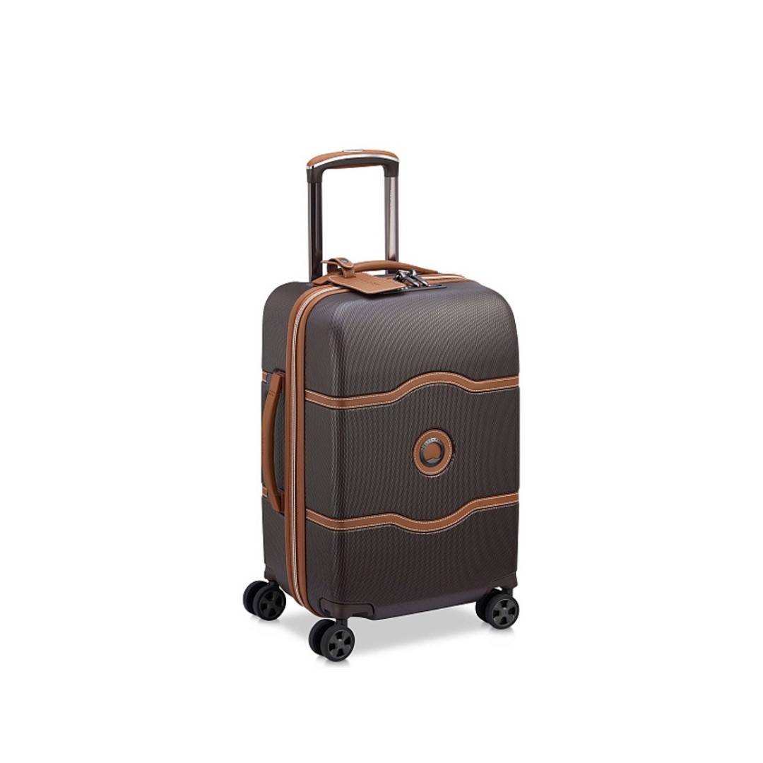 Чемодан 4-х колесный DELSEY, CHATELET AIR 2.0, 38л, коричневый