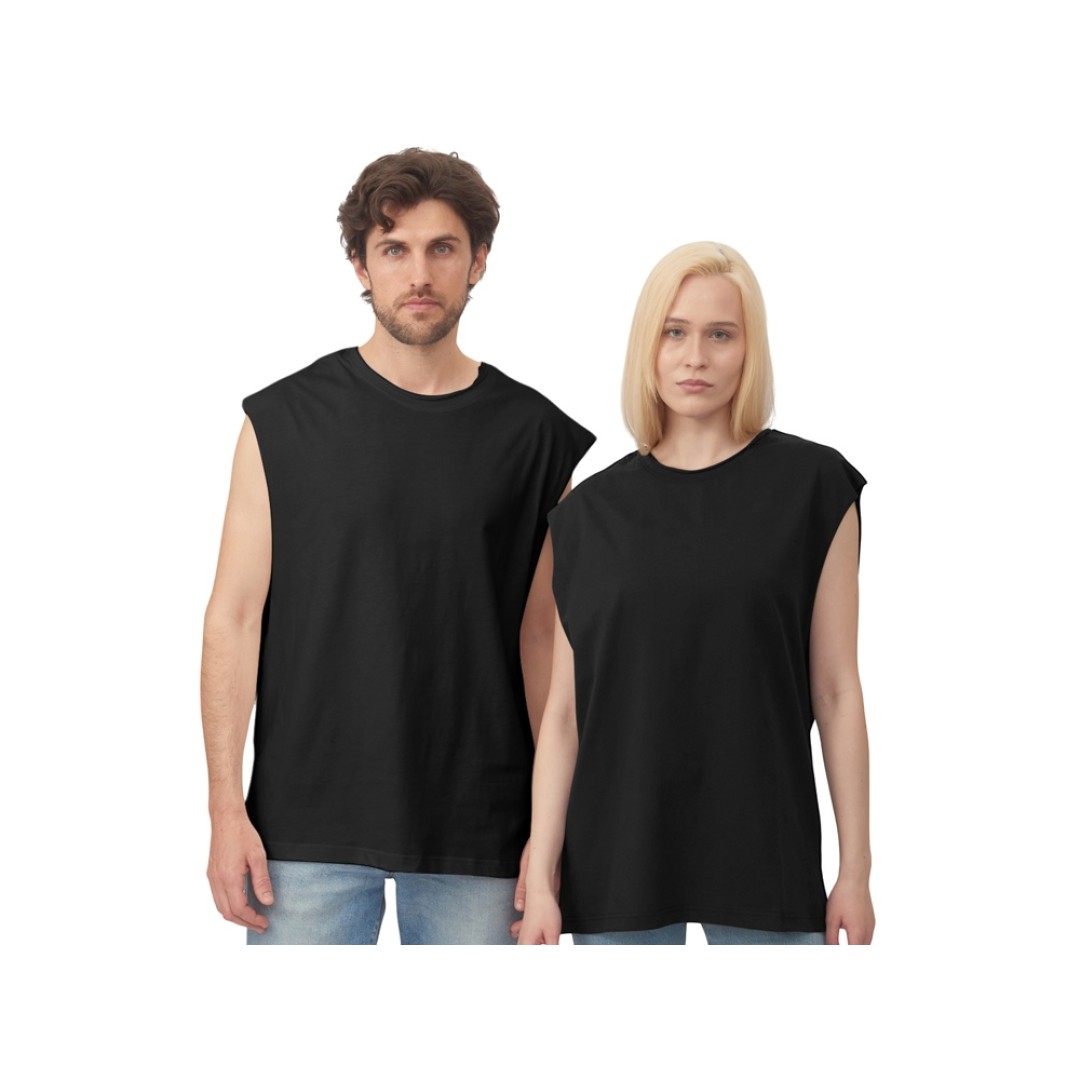 Майка оверсайз «Berlin», унисекс, черный