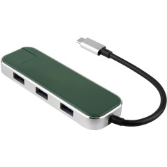 Хаб USB Rombica Type-C Chronos Green (Р)