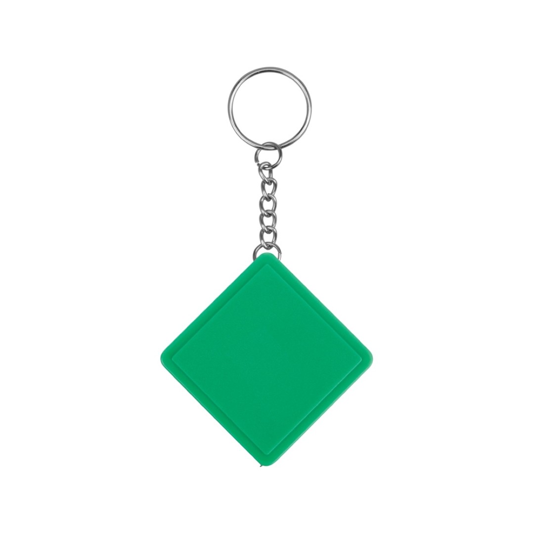 Брелок-рулетка, 1 м., зеленый