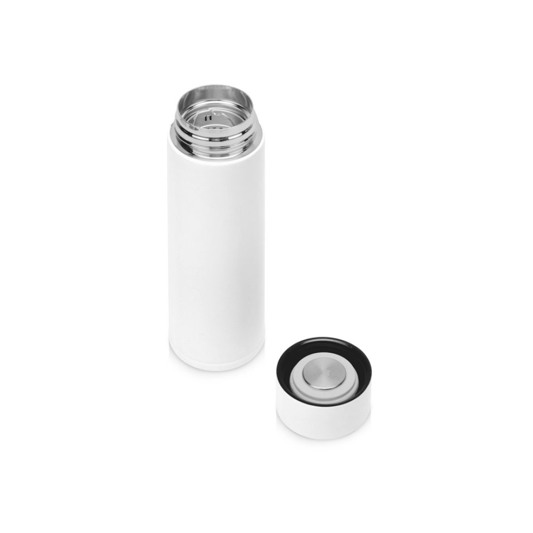 Термос с индикатором температуры "Module", тубус, 360 мл, белый