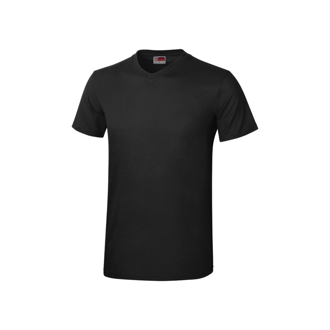 Футболка "Heavy Super Club" мужская с V-образным вырезом, черный