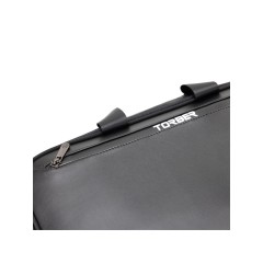 Сумка для ноутбука TORBER VOYAGE 15.6'', черный, нейлон/микрофибра, 43 х 5 х 29 см, 6л