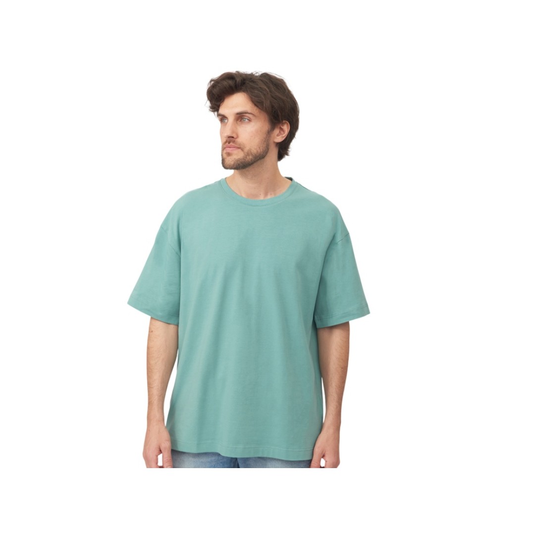 Футболка оверсайз «Vienna» унисекс , припылено-бирюзовый