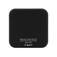Портативное зарядное устройство (power bank) "Квадрум", 2600 mAh, черный