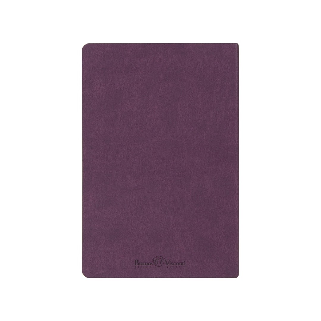 Ежедневник А5 недатированный «Megapolis Velvet Flex», фиолетовый