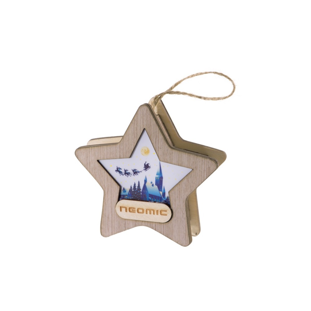 Подвеска с подсветкой, звезда (Р)