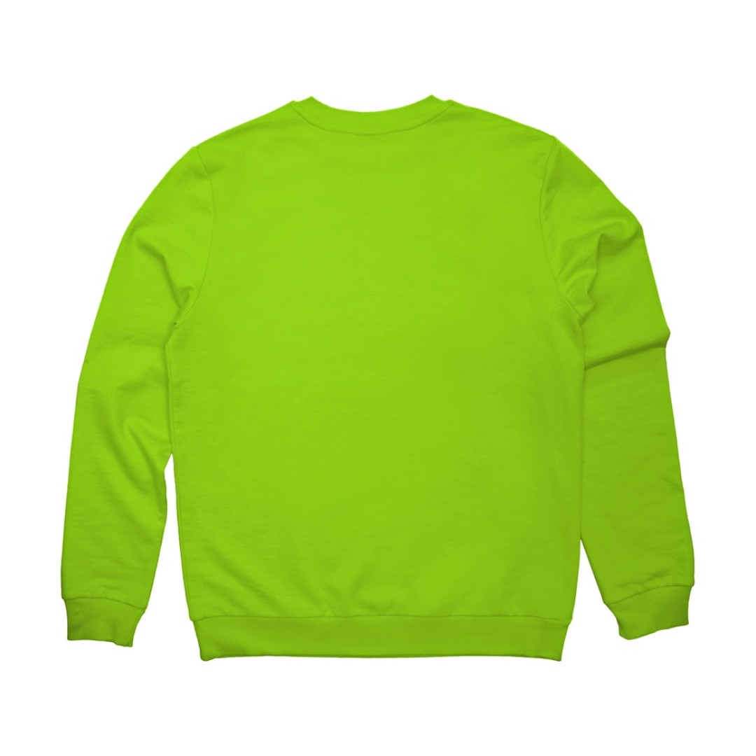 Свитшот "Motion" унисекс с начесом, зеленое яблоко