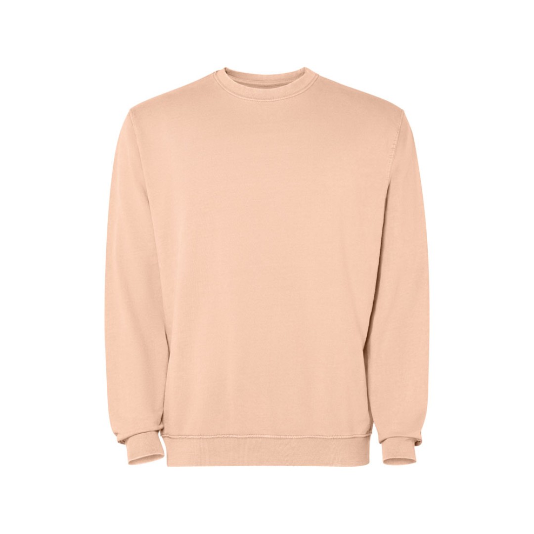 Свитшот «Jaya» унисекс, светло-абрикосовый выстиранный