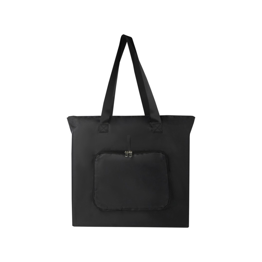 EcoFold Складная эко-сумка из RPET 16 л - сплошной черный