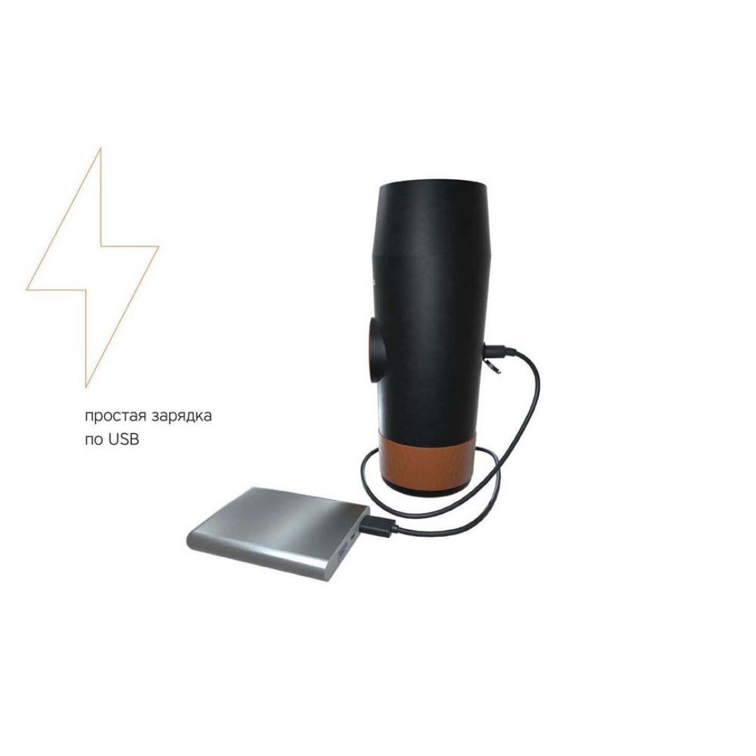 Портативная кофемашина Rombica Barista CTG-1 с логотипом Rombica (Р)