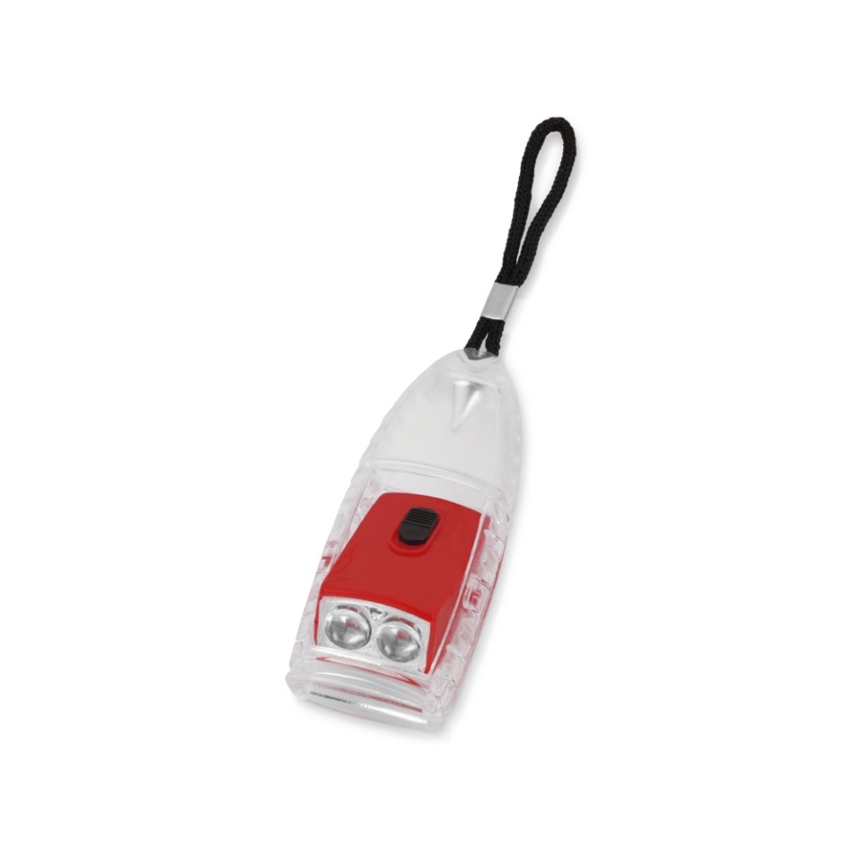 Фонарь «Обелиск», красный/прозрачный (Р)