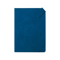 Блокнот А5 в гибкой обложке "Chaplin", синий