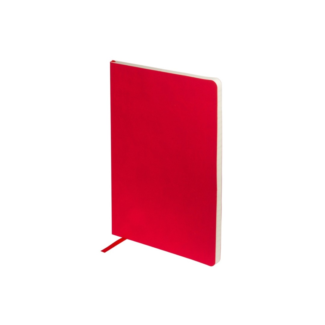 Блокнот А5 "Megapolis Flex Velvet", красный