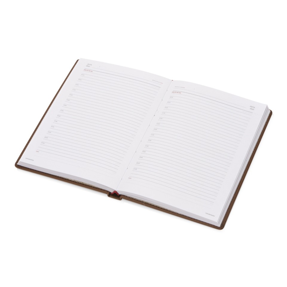 Ежедневник недатированный А5 «Velvet», коричневый