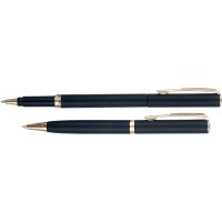 Набор Pierre Cardin PEN&PEN: ручка шариковая + роллер. Цвет - черный. Упаковка Е.