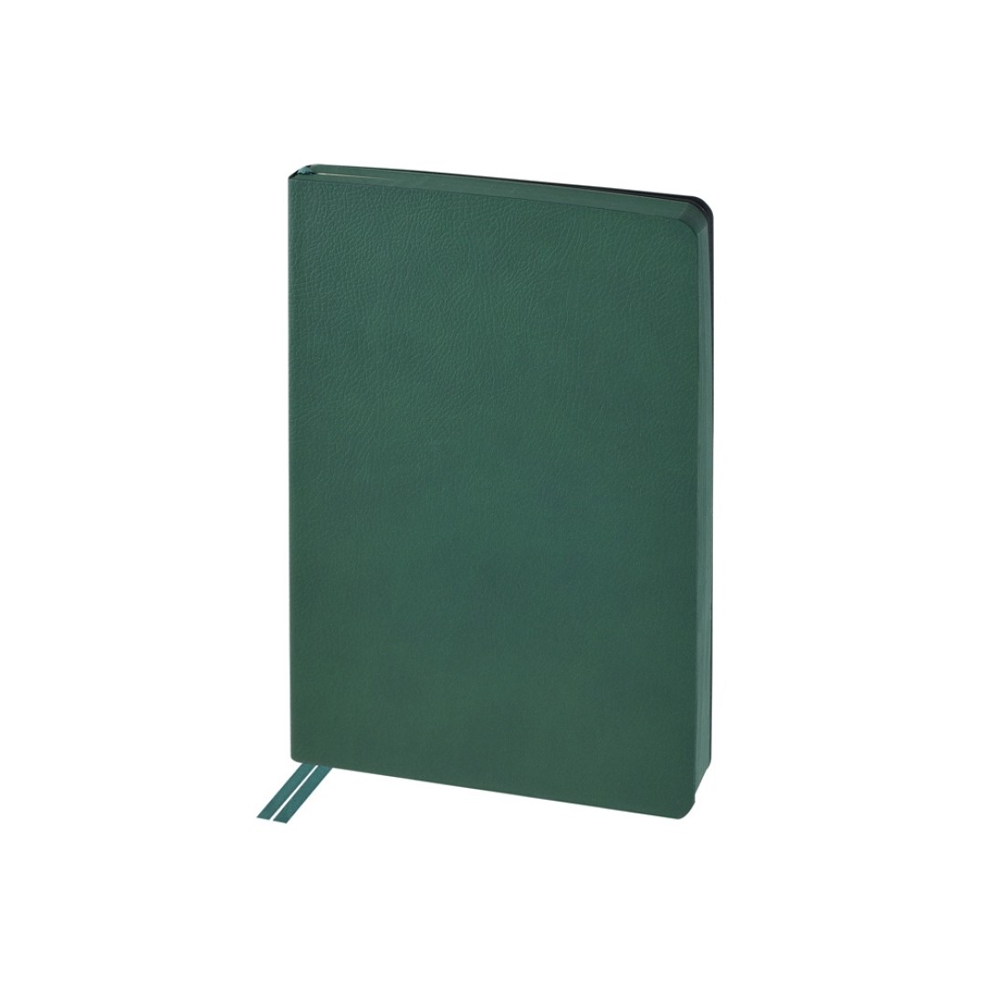 Ежедневник недатированный А5 "Megapolis Nappa Flex", зеленый