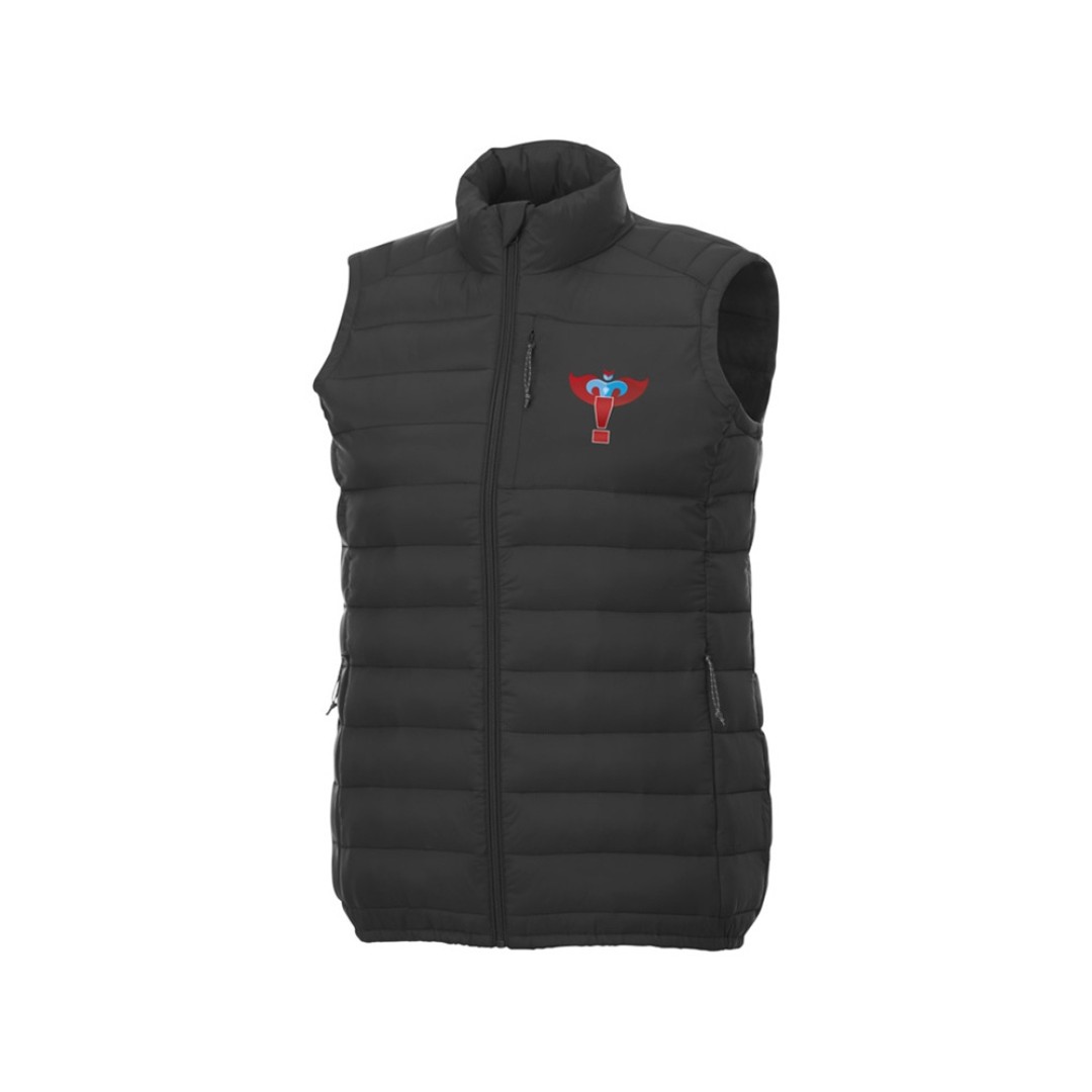 Женский утепленный жилет Pallas  из переработанных материалов по стандарту GRS - Сплошной черный