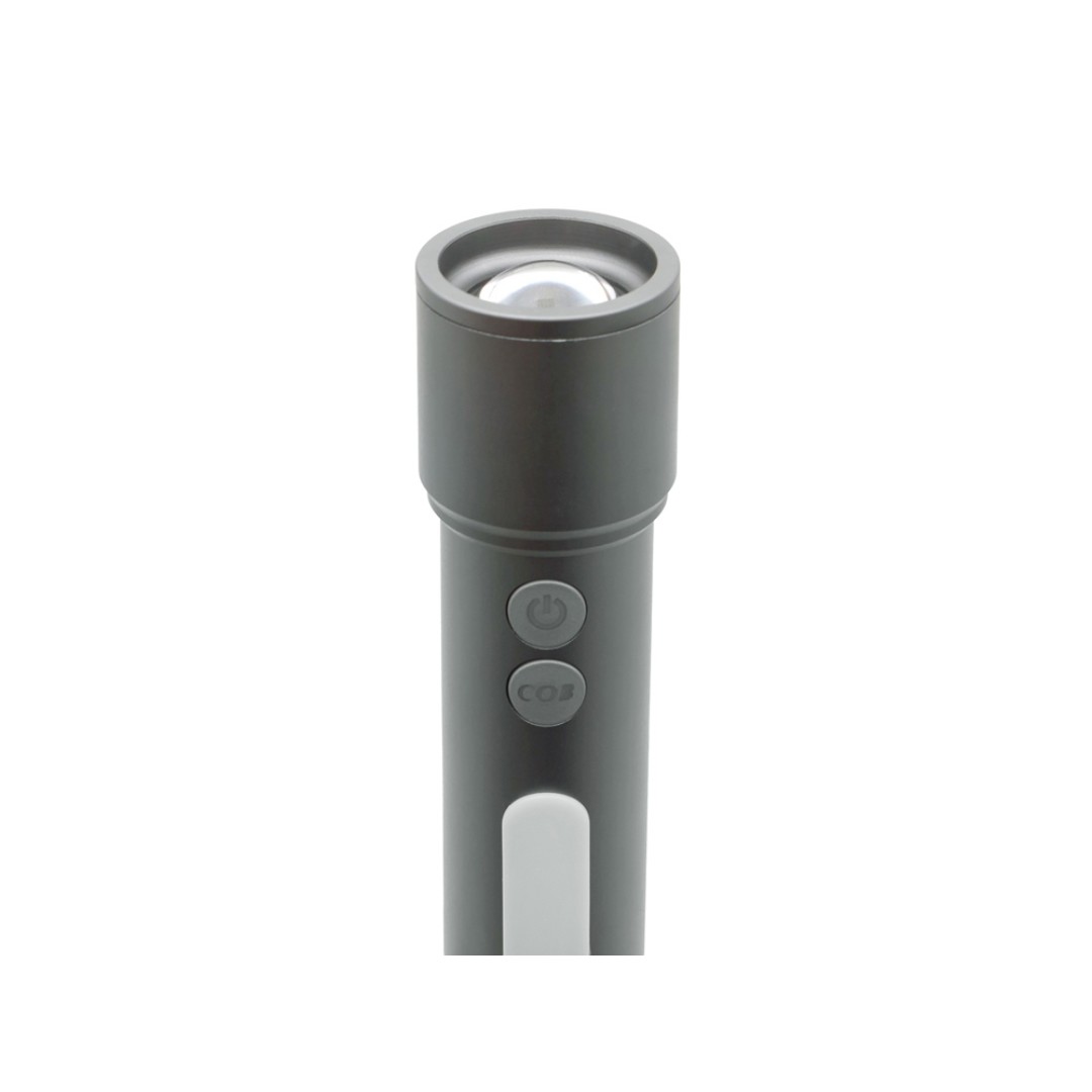 Фонарь аккумуляторный с регулируемым фокусом "Vortez", 9 режимов, 650 Лм