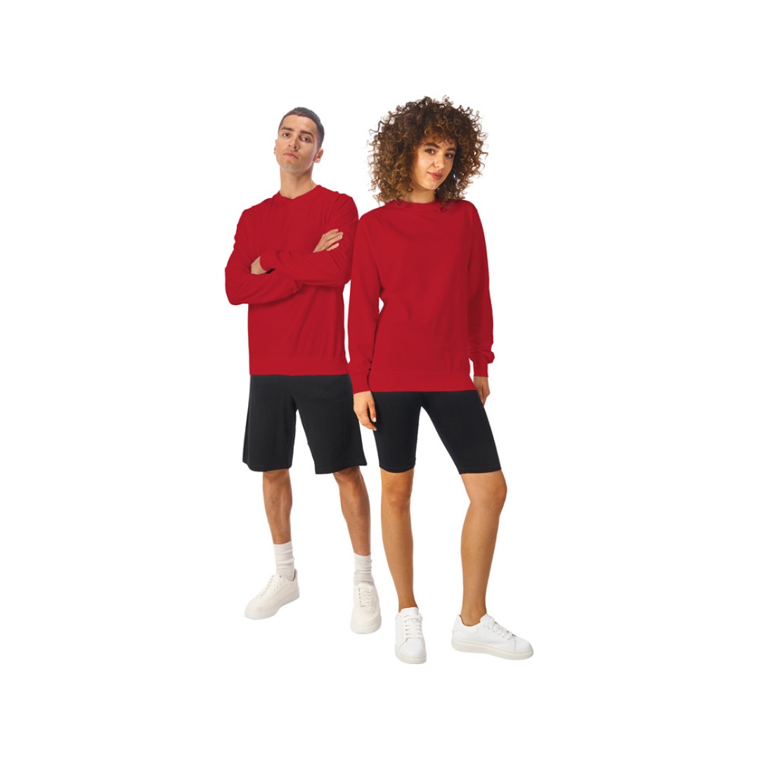 Свитшот «Warsaw» 220гр, унисекс, красный