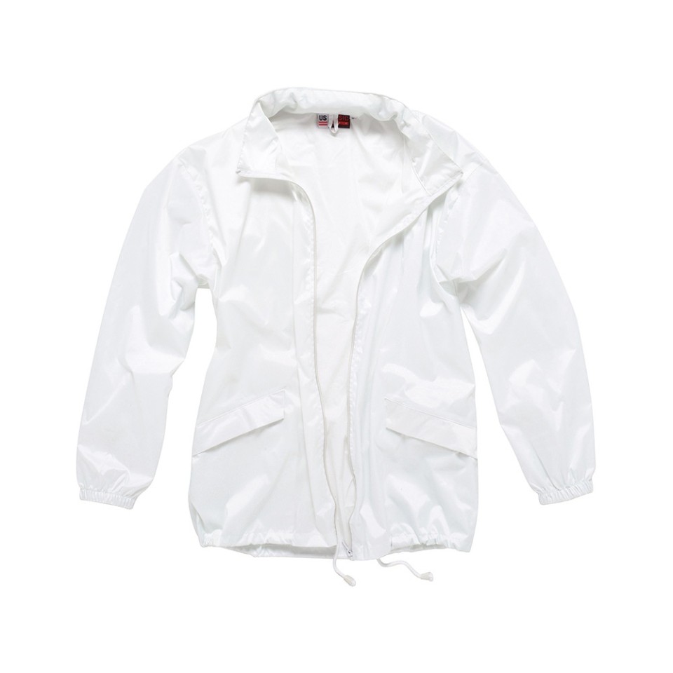 Ветровка "Miami" детская с чехлом, белый