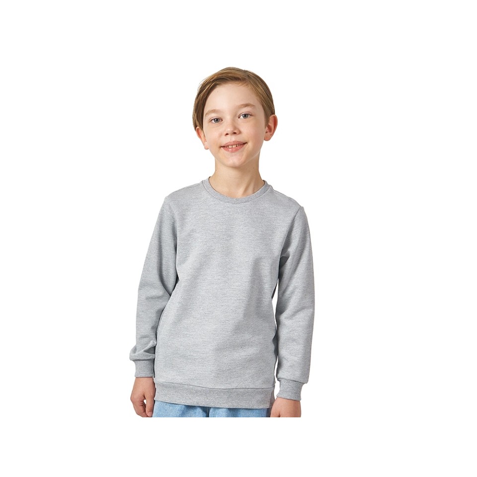 Свитшот "Motion" детская_8, серый меланж