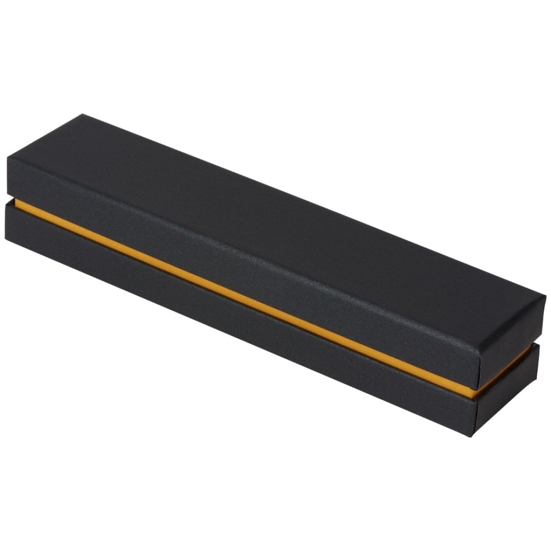 Футляр для 1 ручки "Bloom", черный с желтым