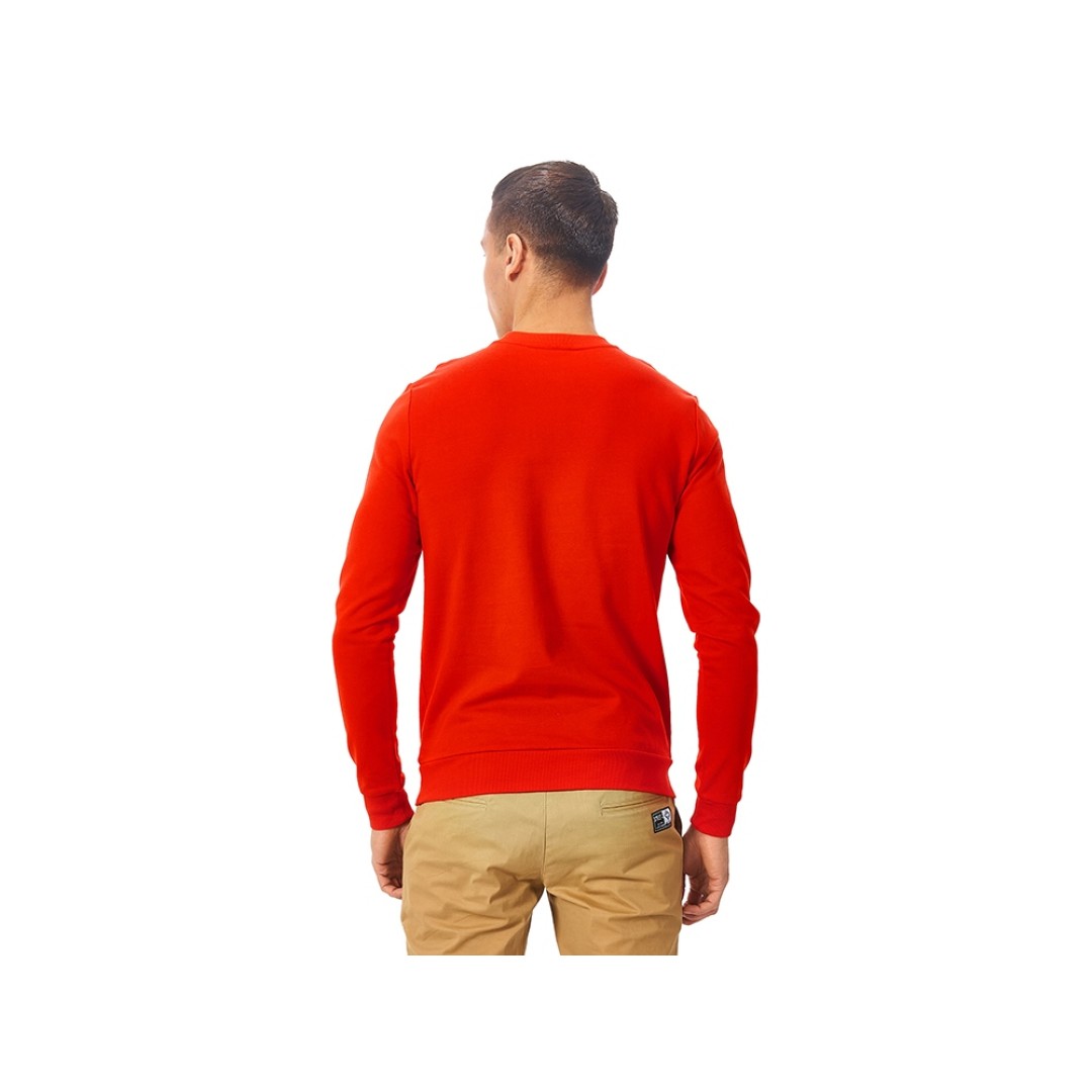 Свитшот "Motion" унисекс с начесом, красный