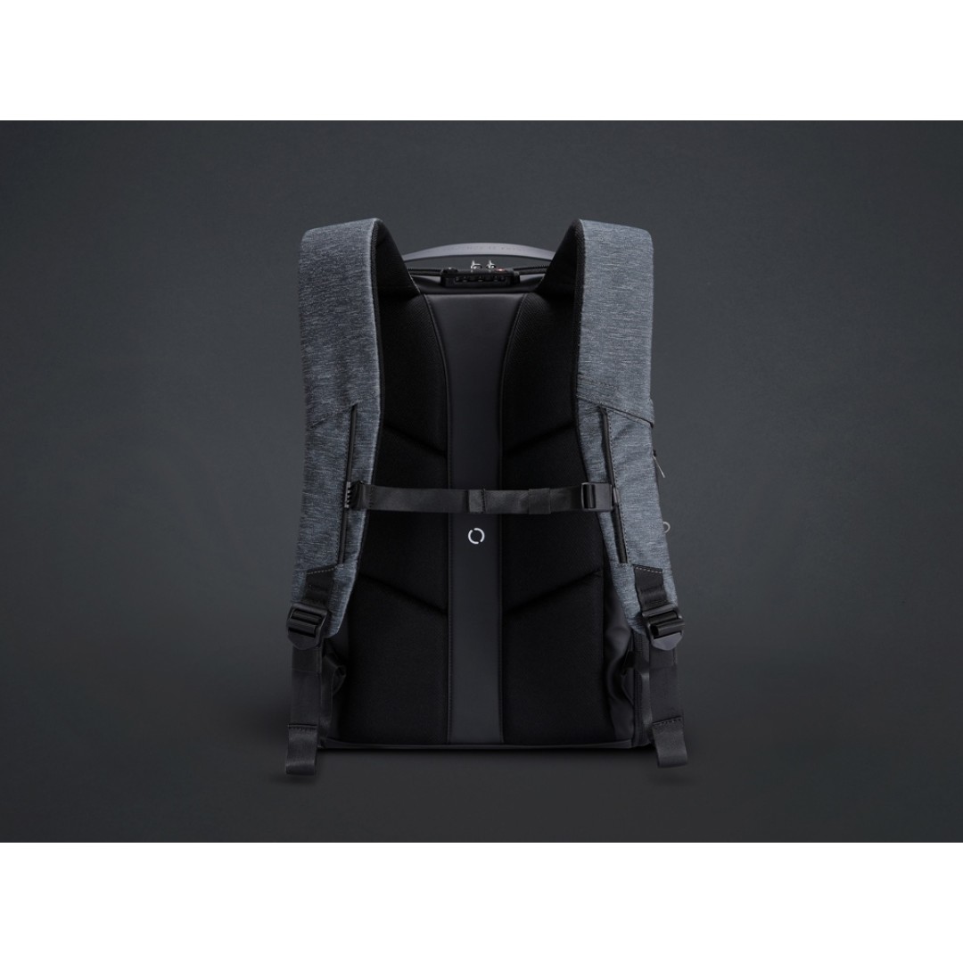 Антикражный рюкзак FlexPackPro для ноутбука 15.6", серый/черный