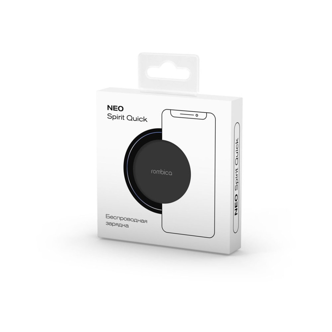 Беспроводное зарядное устройство Rombica NEO Spirit Quick Black (Р)