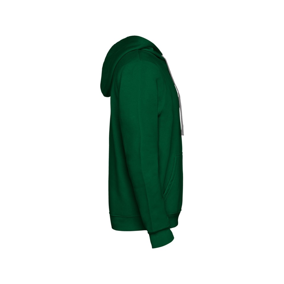 Толстовка с капюшоном "Urban" мужская, бутылочный/серый меланж