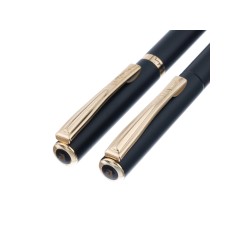 Набор Pierre Cardin PEN&PEN: ручка шариковая + роллер. Цвет - черный. Упаковка Е.